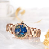 Simple Watch GSW651 Roségoldene Edelstahl-Automatikarmbanduhr